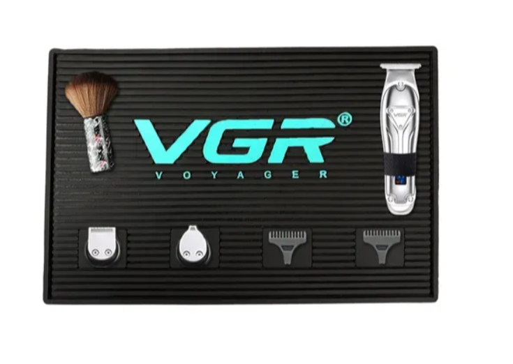 Alfombra Barber Mat Organizador Barberia Peluquería Vgr Negro