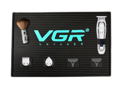 Alfombra Barber Mat Organizador Barberia Peluquería Vgr Negro